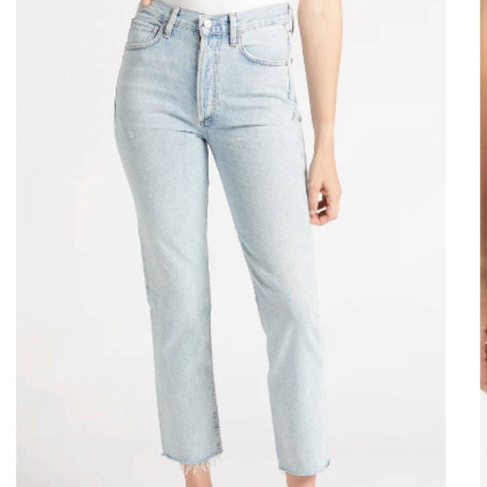 Citizens of Humanity Charlotte Crop in Ever After High Rise Straight Jean